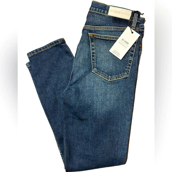 Re/Done Denim - RE/DONE NWT high rise ankle crop jeans